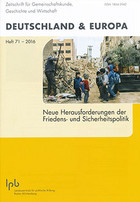 Bild Neue Herausforderungen der Friedens- und Sicherheitspolitik