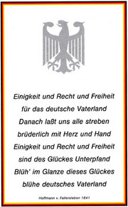 Bild Buchzeichen: Deutschlandlied